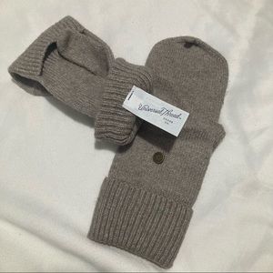 Knit Mittens with Fold Back Fingers